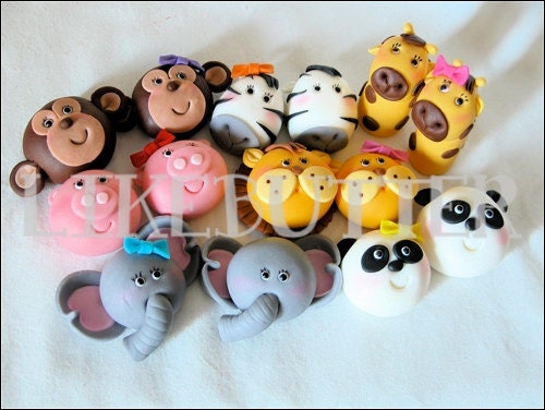 Noah's Ark Animal Cake Toppers by LikeButter Il_170x135