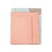 820TC Sky Blue & Peach Circle Pattern Queen Sheet Set