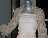 HANDKNIT SHRUG   BULKY  Women   Girls  Teens  Knitted   Arm cover   Sleeves  Gift  Xmas