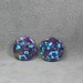 PURPLE TURQUOISE With BRONZE Matched Pair Cabochons