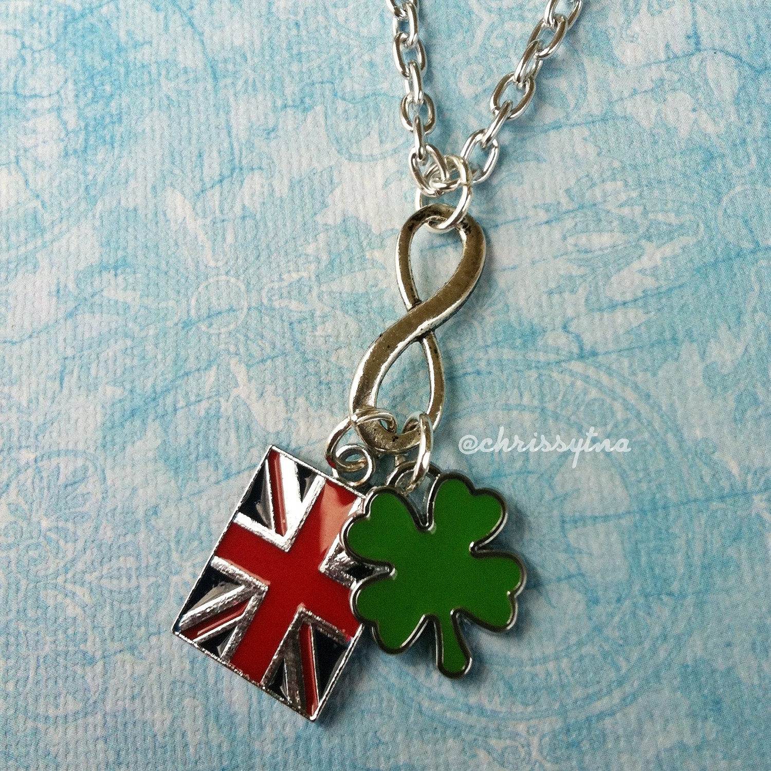 One Direction inspired necklace // Infinity - Harry Styles, Niall Horan, Liam Payne, Louis Tomlinson, & Zayn Malik