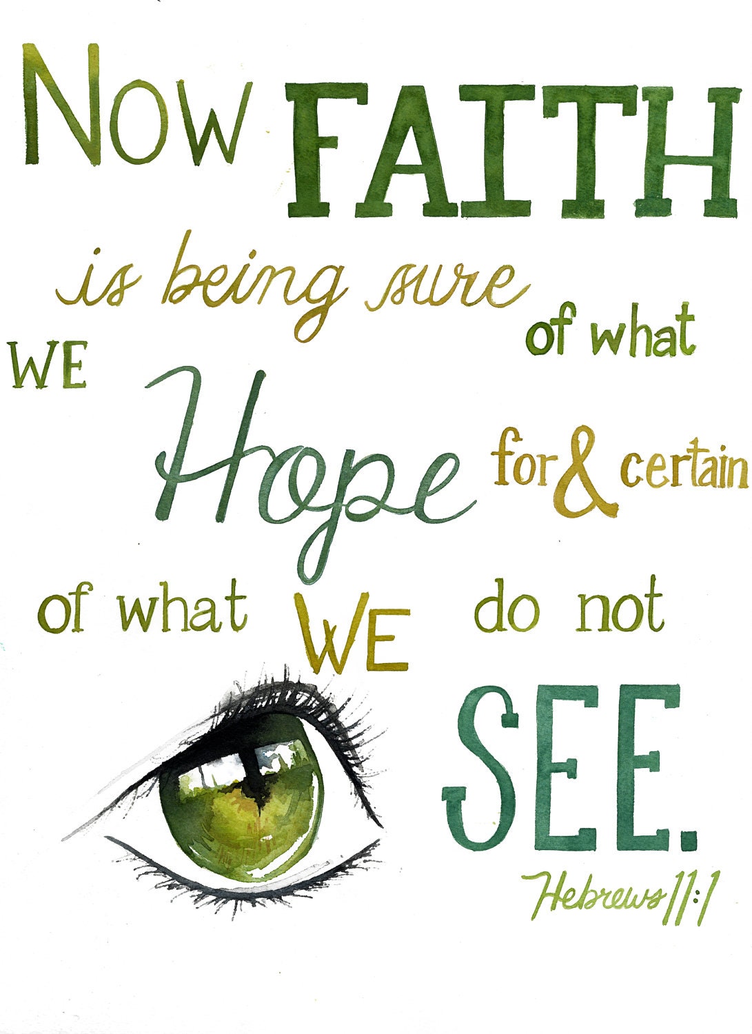 Hebrews 11:1 - print 8.5x11