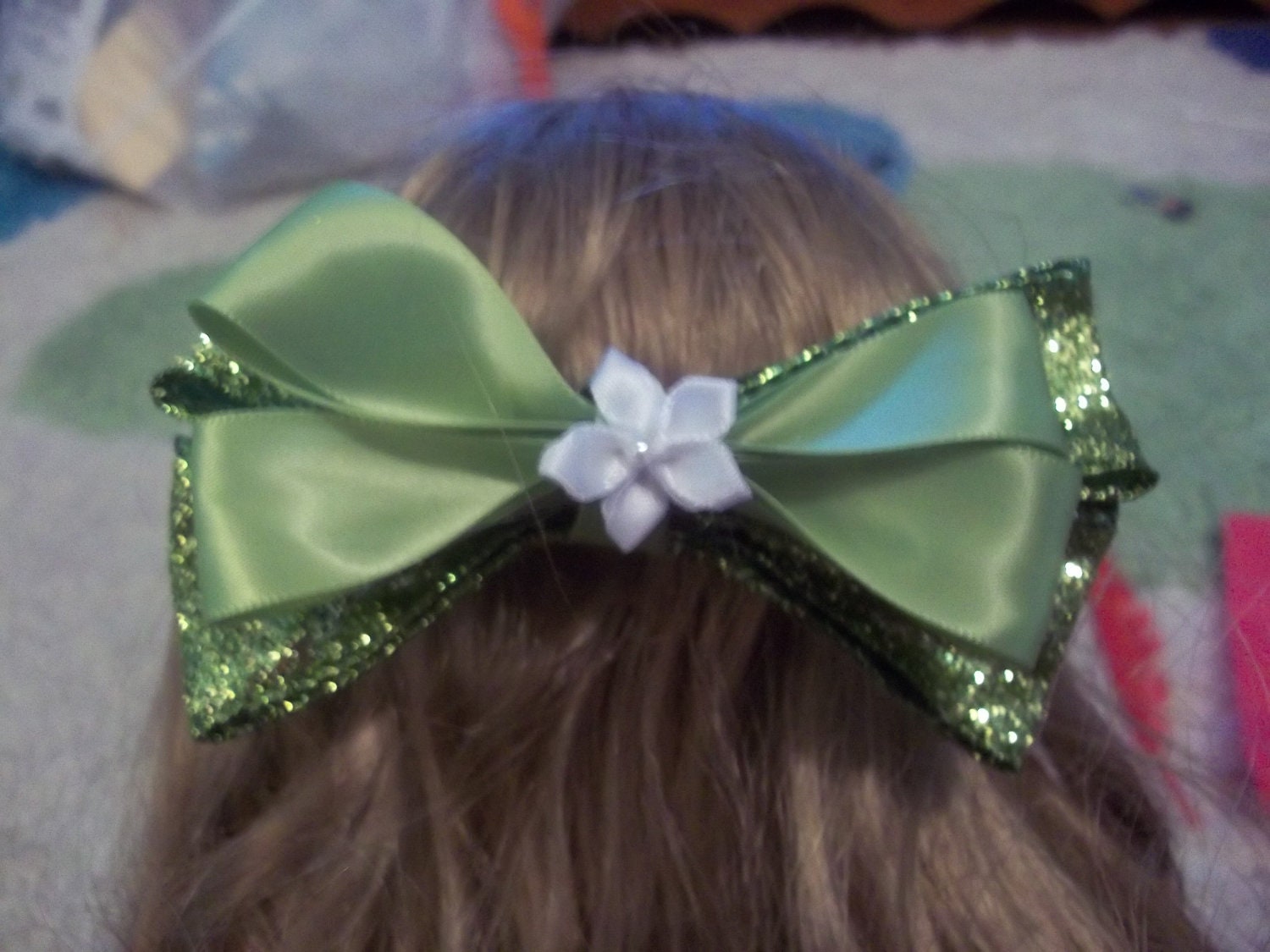 Tiana Inspired Disney Bow