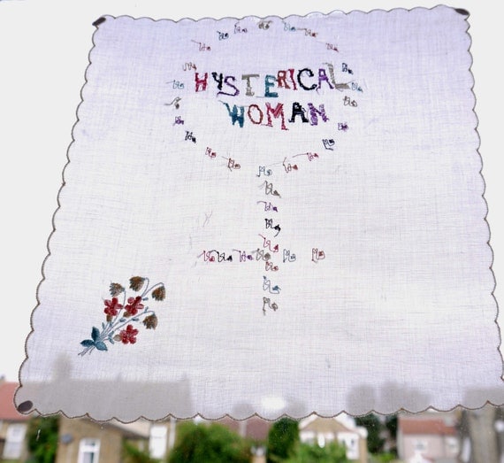Hysterical Woman - Pop Feminist Embroidery