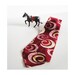 vintage with tags amazing 1940s burgundy tie cravat