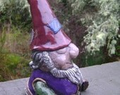 Meditating Gnome Garden Sculpture Figures Art Outdoors & Garden Decor Housewares, Mother's Day Gift.