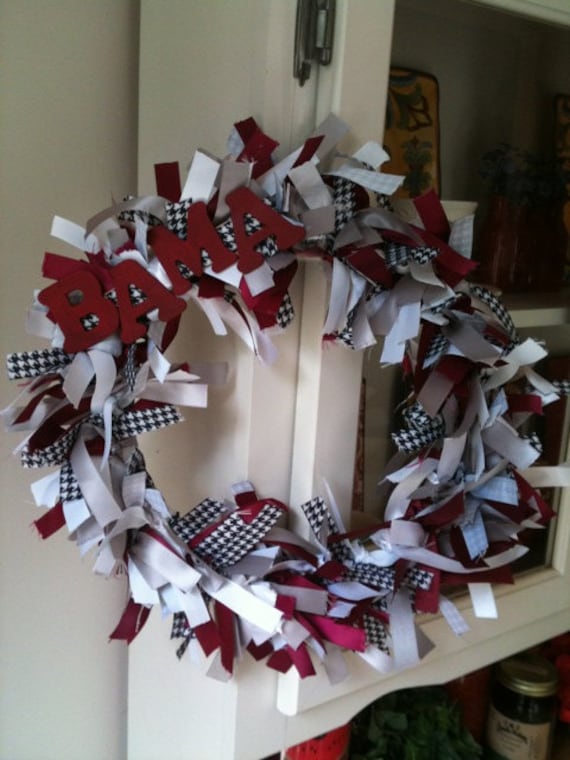 Alabama Ribbon Wreath - Roll Tide