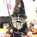 Black Metal Lawn Gnome