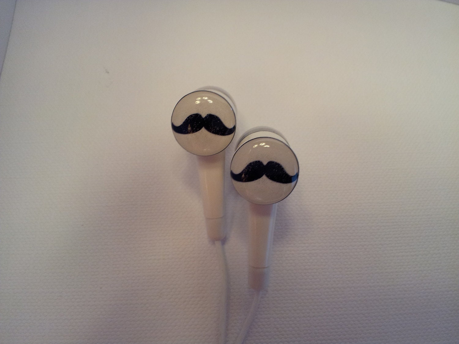 Mini Mustache Earbuds