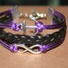Bracelet infinity karma anchor bracelet infinity wishes gift for friends/girlfriend/present