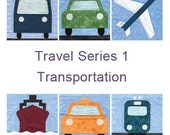 Travel - Transportation Paper Piecing