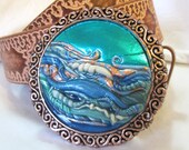 High Seas Belt Buckle with Blue Sky