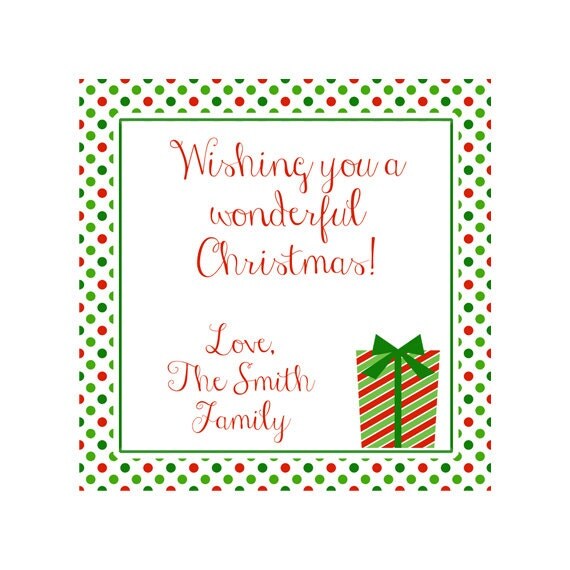 Printable Christmas Gift Tag Il_570xn