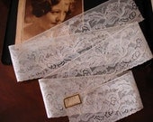 Vintage Alencon Lace Trim Made in France Over 1 Yard