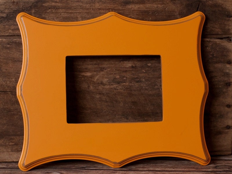 5x7 "Emily" Frame - Whimsical wood picture frames with your choice of our custom colors.