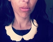 Peter Pan Gold Tone Collar Necklace