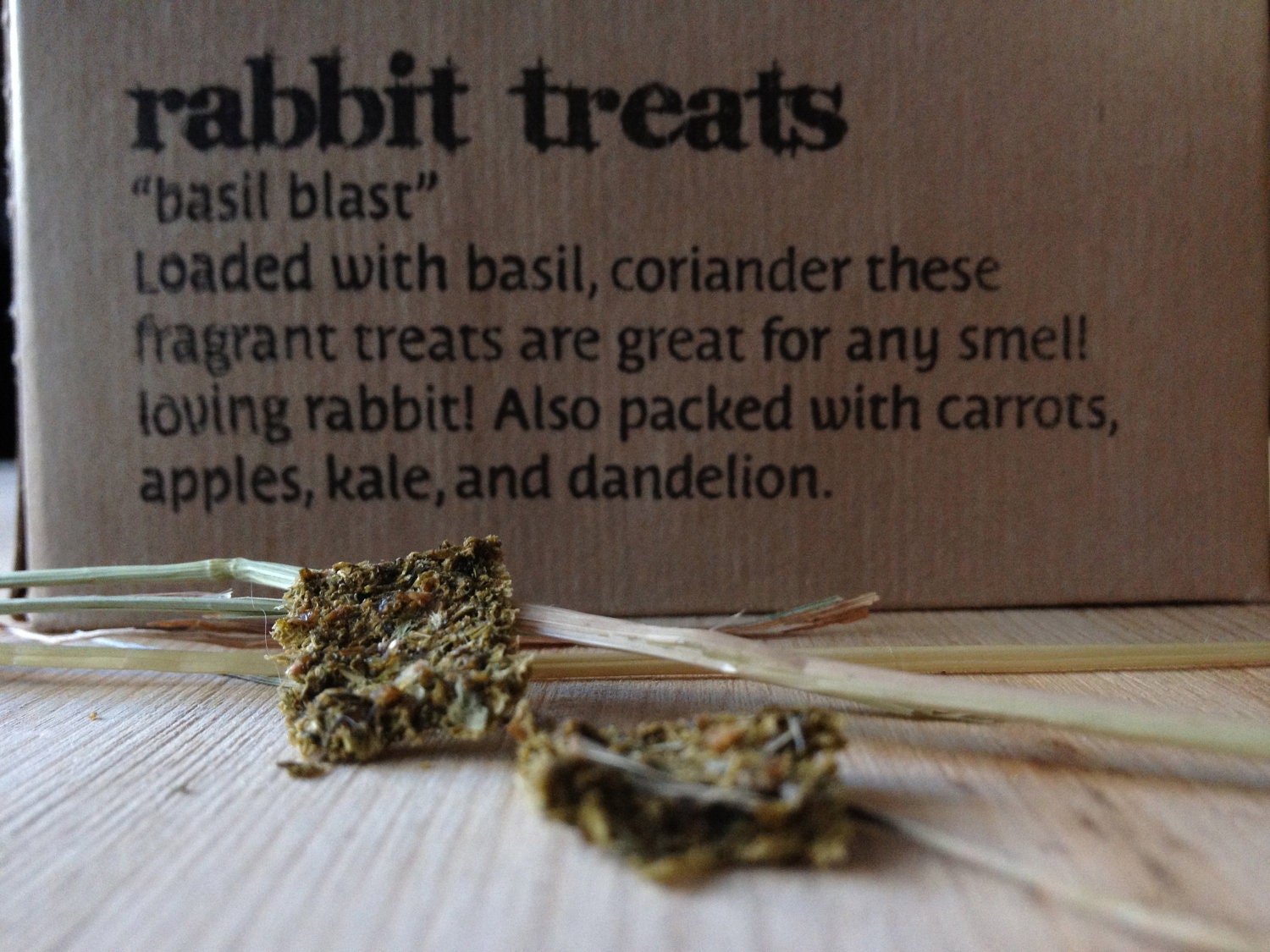Basil Blast Organic Rabbit Treats
