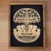 Personalized Birth Certificate - Laser cut - papercut poster