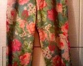 SALE 50% OFF Original Price Vintage 80s Palmettos Jeans Misses Size 11 Floral Print
