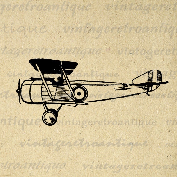clipart antique airplane - photo #27