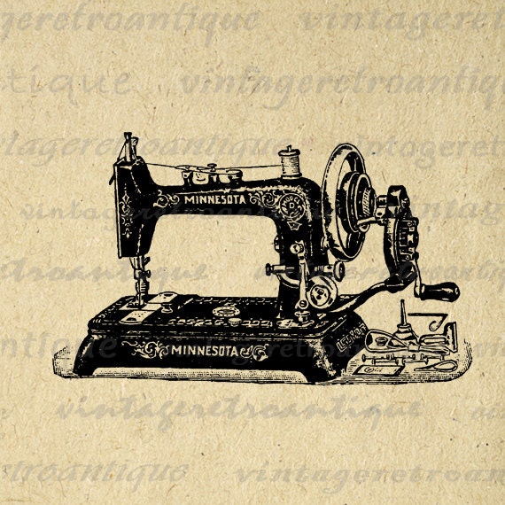 clipart vintage sewing machine - photo #28