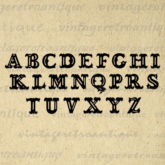 vintage clip art letters - photo #42