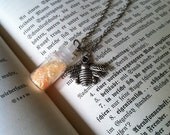 Sunshine Pixi Dust and bee charm necklace, fantasy