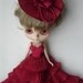 Evening red dress style for beautiful Blythe