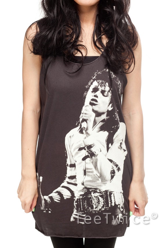 Michael Jackson Shirt Music King of Pop Shirts Women Tank Top Black Shirt Tunic Top Vest Sleeveless Women T-Shirt Size S M