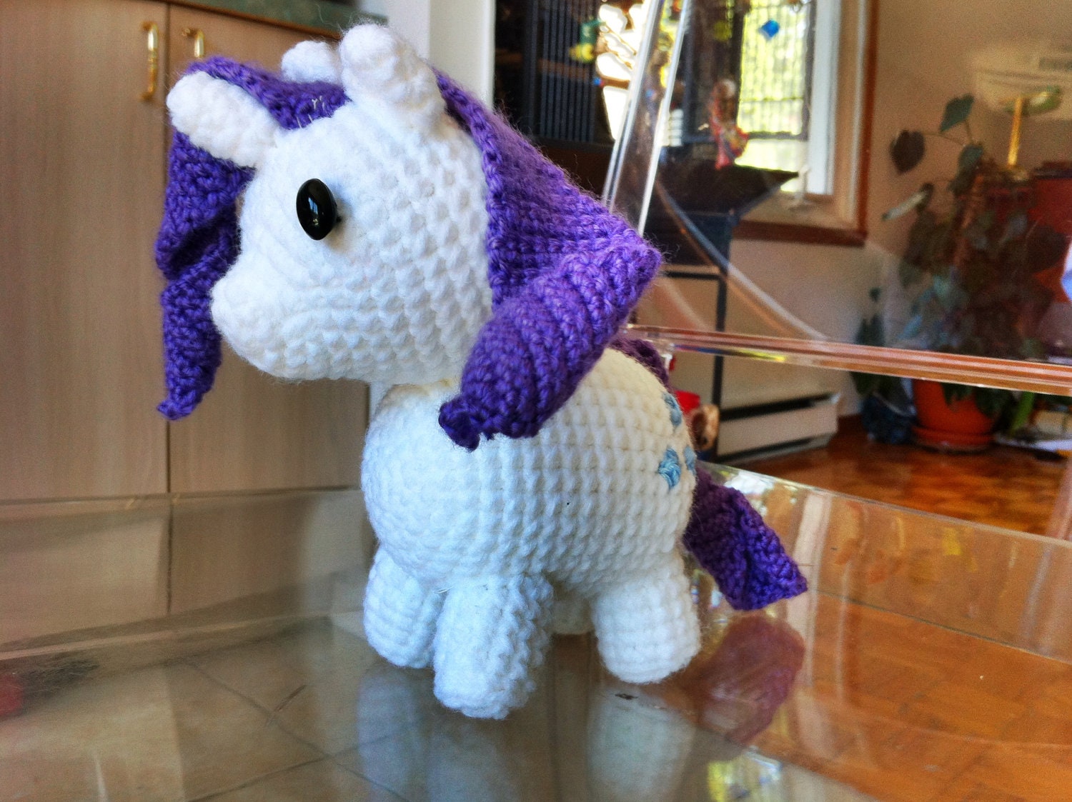 My little Pony Rarity Amigurumi Plush