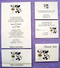 Mickey and Minnie Wedding - Invitations - Save the Dates - Tags Il_170x135