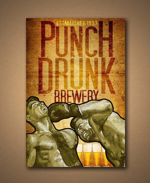 Punch Drunk Brewery - Art Print