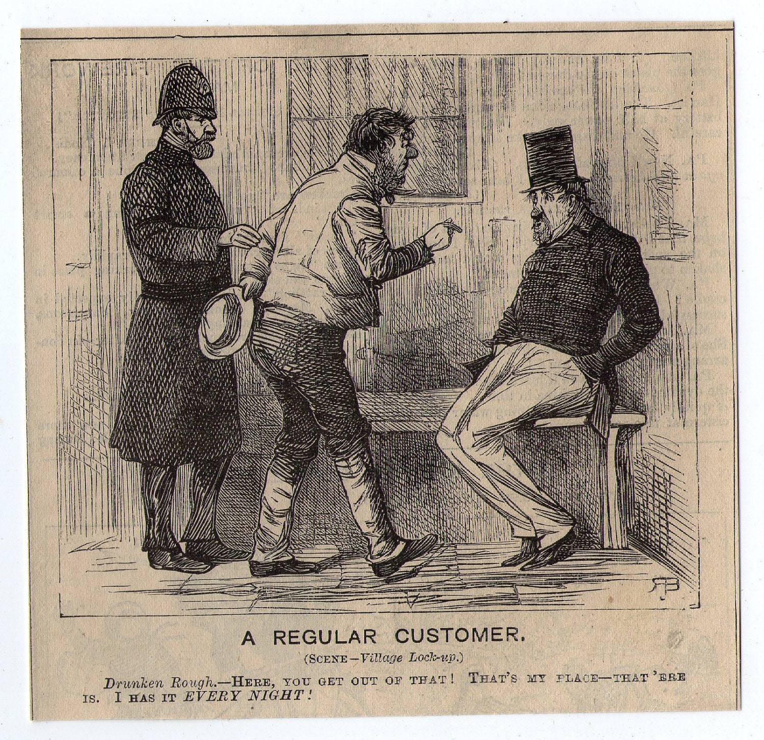 Set of 5 Illustrations taken from Punch. 1878. Political Satire. Prints. Scrapbooking. Card Making. Arts and Crafts. Paper. Ephemera. News.