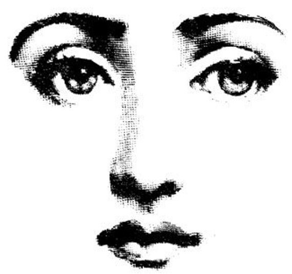 Woman's Face Unmounted rubber stamp Cherry Pie by StampingSupply