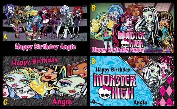 Monster High edible image cake topper Il_570xn