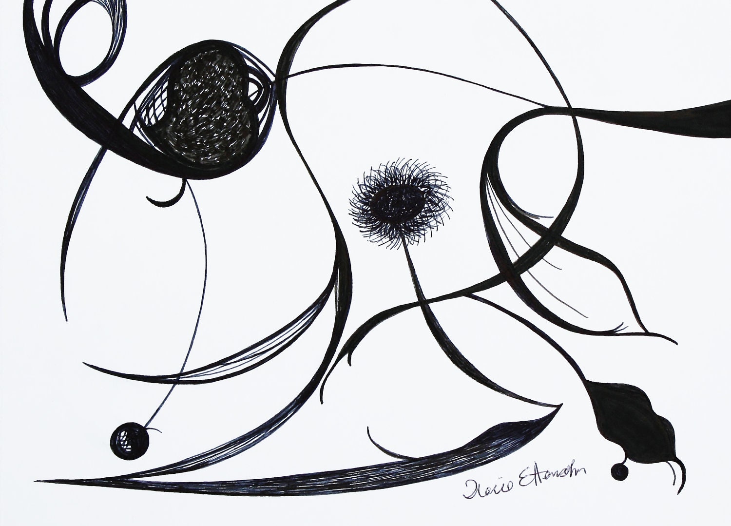 Items similar to Sunflower. Art, Drawing, Illustration