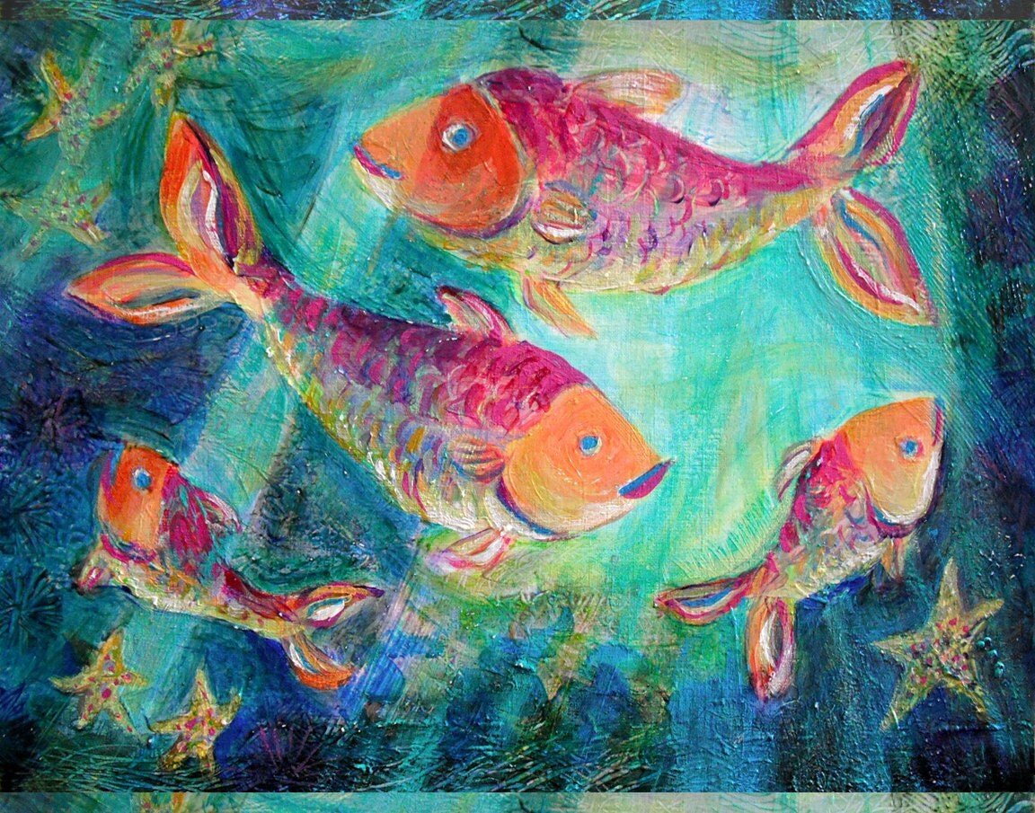 swimming art