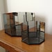 Large Mirrored Glass Hexagonal Terrarium