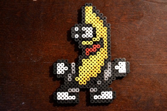 Peanut Butter Jelly Time Pixel Bead Art by PixelNerds