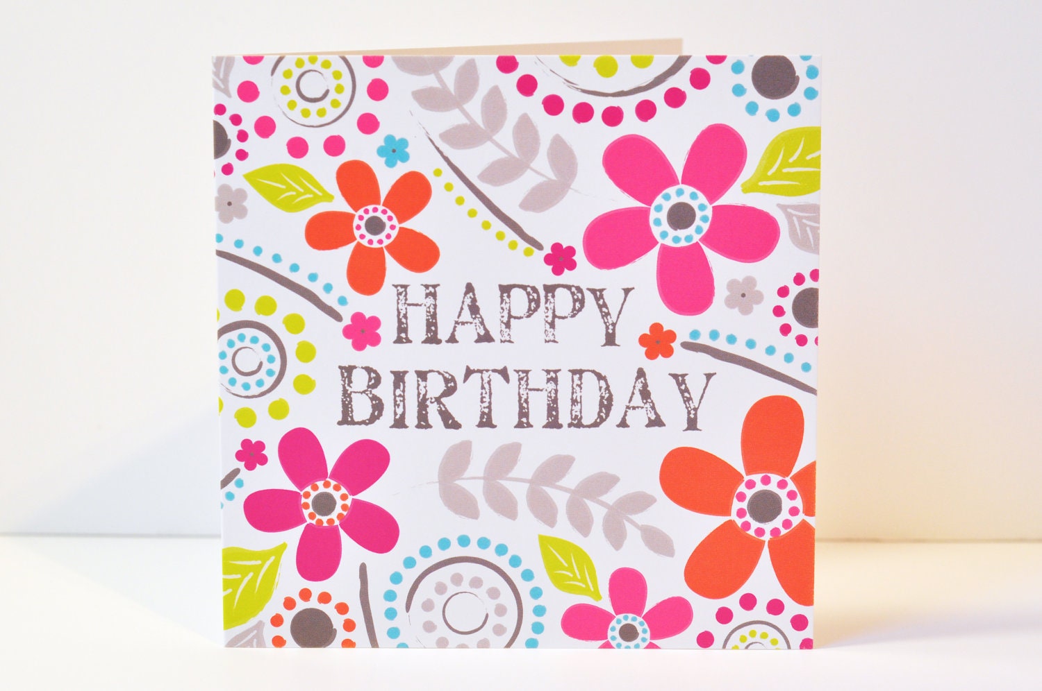 Floral Birthday Card