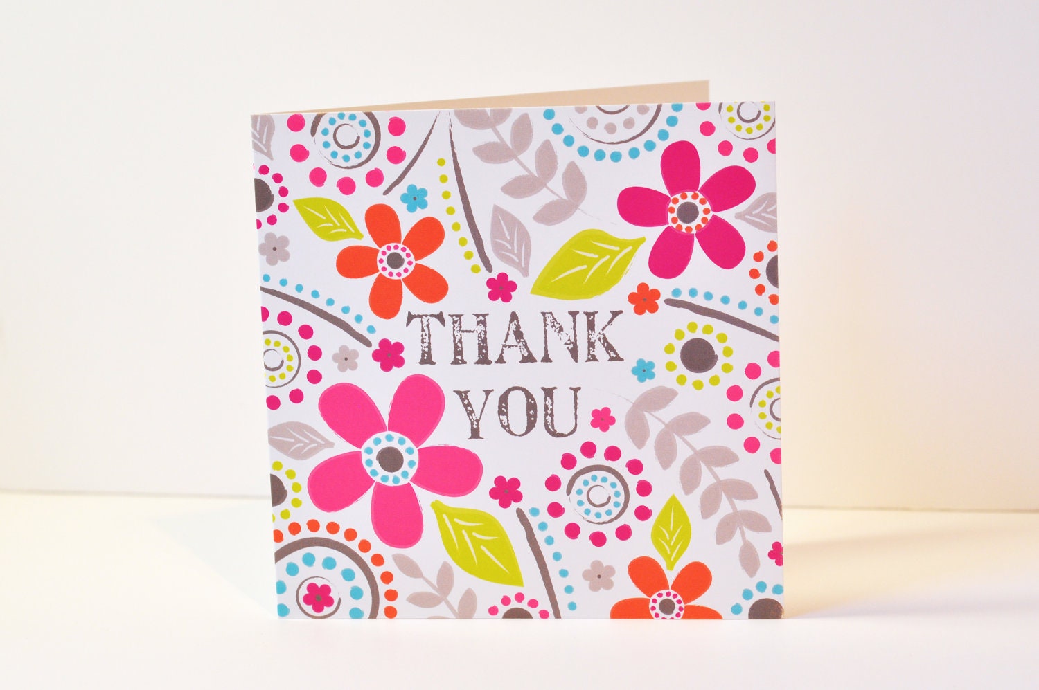 Floral Thank You Card