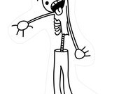 Zombie Dad Stick Figure