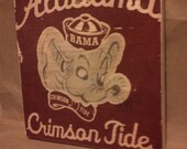 Alabama Crimson Tide Vintage Wall Hanging