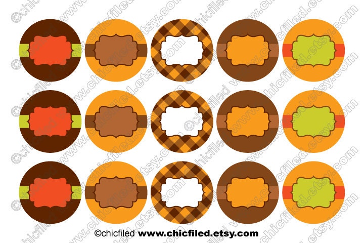 Editable JPG bottle cap images Happy Thanksgiving graphic Fall Autumn Heart Printable 4x6" Digital Collage Sheet Commercial use Ok c00001-26