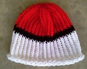 Pokemon Pokeball Inspired Beanie