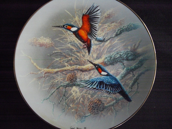 Rosenthal Sammelteller 1992 Gerhard Bluhm Juwelen der Vogelwelt Teller-Nr. 598A
