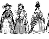 1600s Renaissance Costume Clothing Pattern Collection for Fashion Dolls, Barbie - PDF ePattern