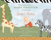 Safari Custom Baby Shower Invitation - Printable Il_170x135