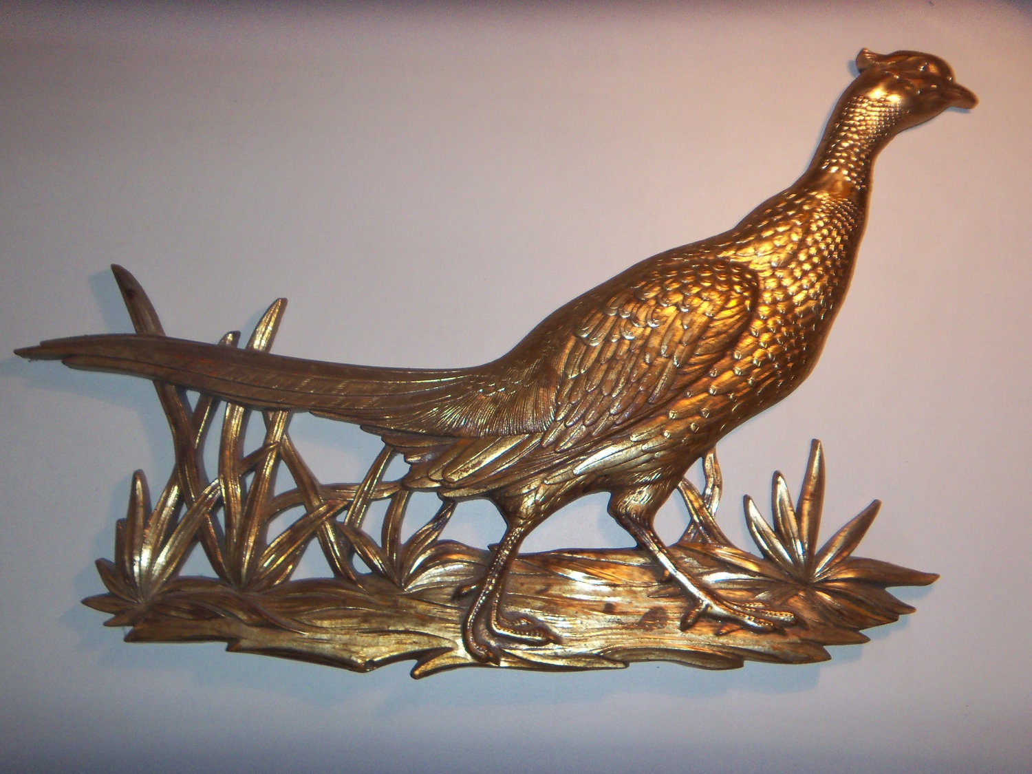 Wall Art 1940s Syroco Wood Pheasant /Bird By WithCHARACTERbyLRC