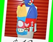 Mario Nintendo Adult Gaming Scarf Recycled Tshirts Unisex Great gift